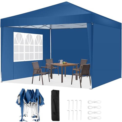 COBIZI Canopy 10x20 Pop Up Canopy Tent with 6 Sidewalls Party Tents for Parties Weddings Backyard Waterproof Canopy Outdoor Commercial Canopy Event