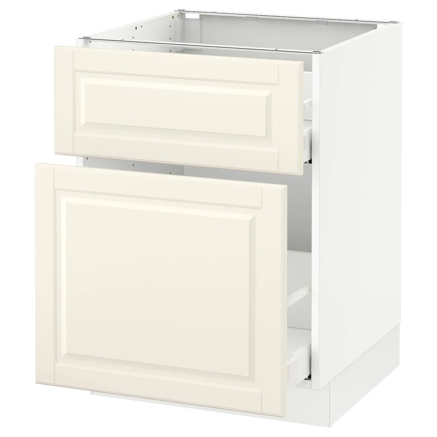 IKEA - SEKTION Base cabinet/p-out storage/drawer, White Maximera/Bodbyn Off-White, 24x24x30 29034504