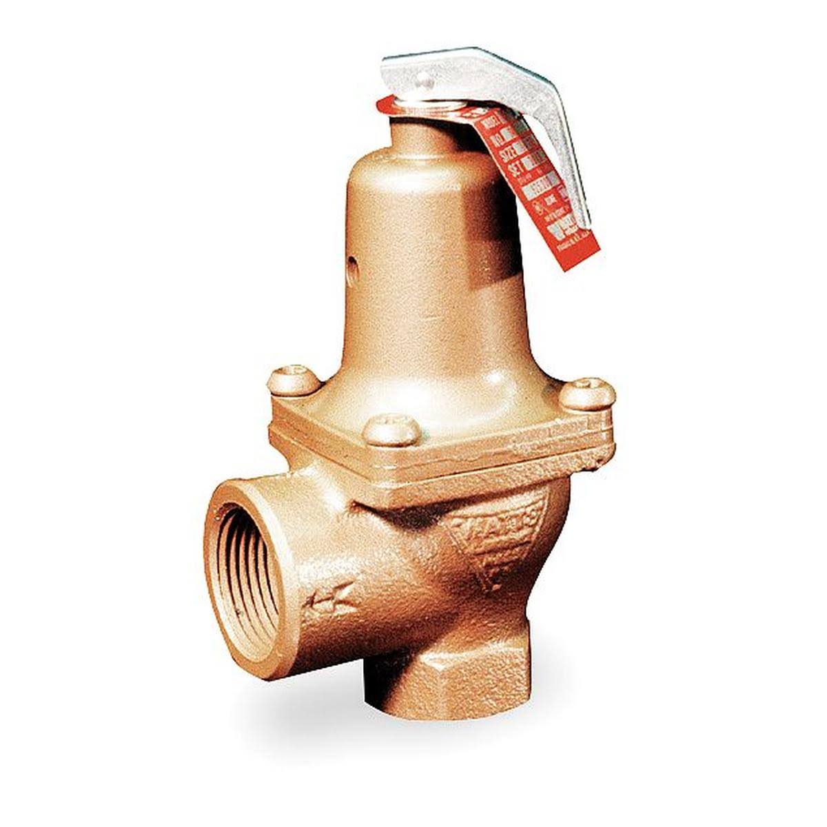 Watts 1 174A 100 Safety Relief Valve,1 In,100 Psi,bronze
