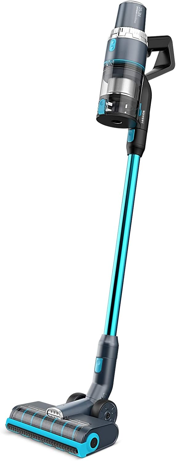 JASHEN V18E Cordless Vacuum Cleaner with Auto Mode, Lightweight Stick Vacuum Cleaner, 350W Suction, 4-in-1 Cordless Vac, for Hard floor, Tile