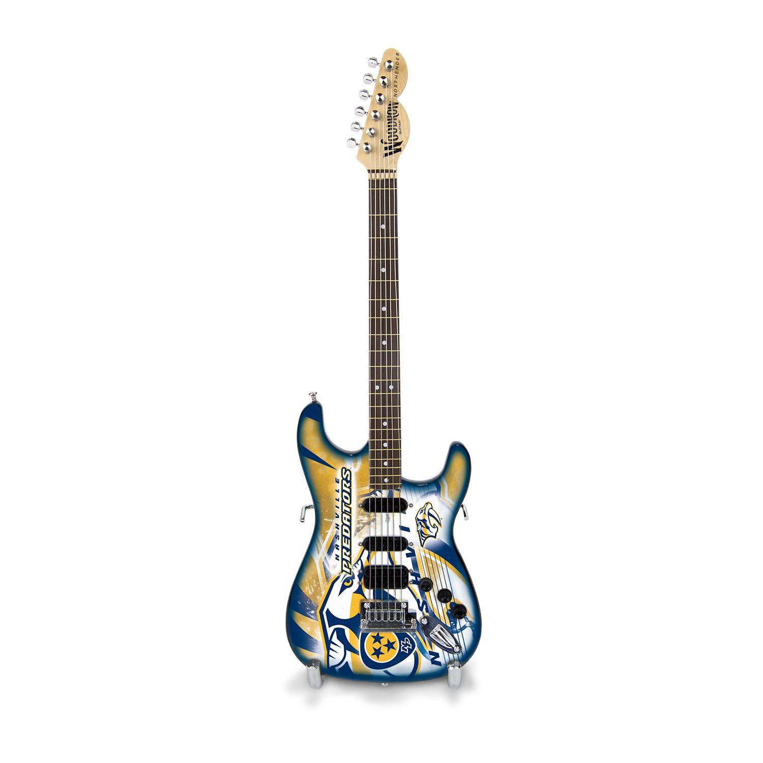 Nashville Predators NorthEnder Collector Series Mini Replica Electric Guitar