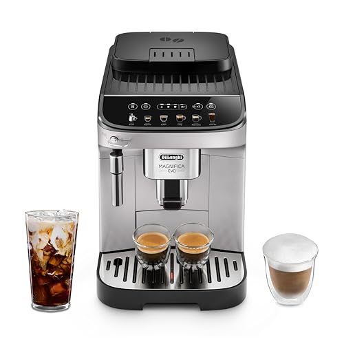 De'Longhi Magnifica Evo Automatic Espresso & Coffee Machine with Auto Milk Frother, Built-in Grinder & Auto-Clean Function - For Latte, Cappuccino