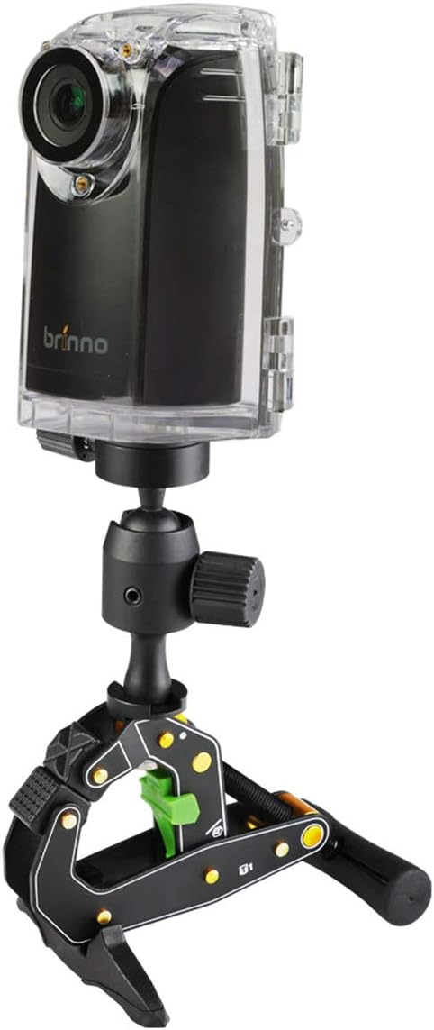 Brinno BCC200 Construction & Outdoor Security Time Lapse Camera Trio Bundle Pack Includes: TLC200 Pro Camera, Clamp, & Water-Resistant Case