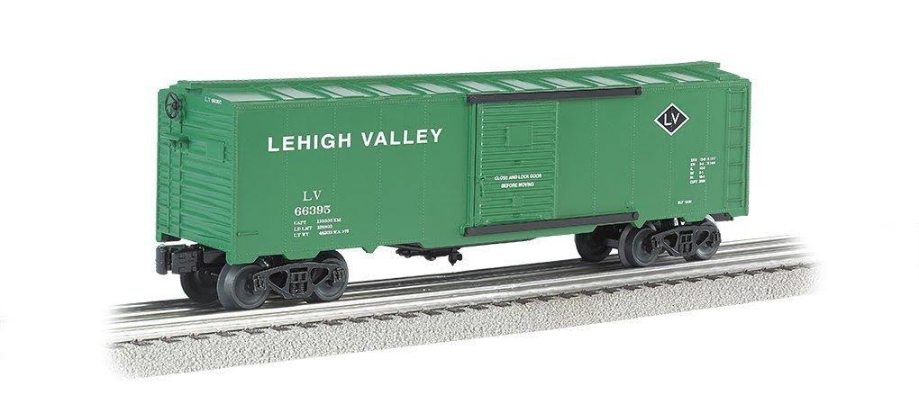 Bachmann Industries 40 Scale Box Car Lehigh Valley Green O Scale Train