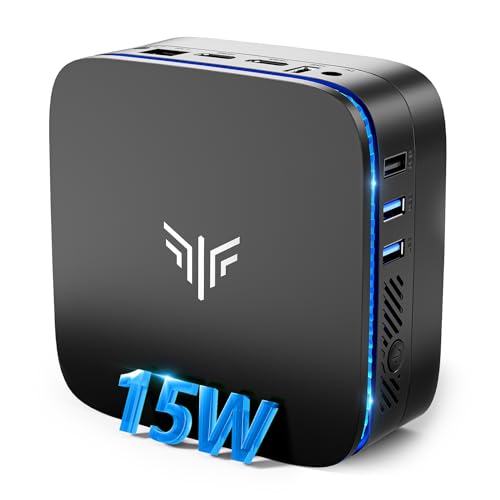 KAMRUI AK1 Plus Mini PC Computers, Intel 12th N95(up to 3.4GHz) Mini Desktop Computer 8GB RAM 256GB SSD, Micro PC Computer Support 4K HDMI