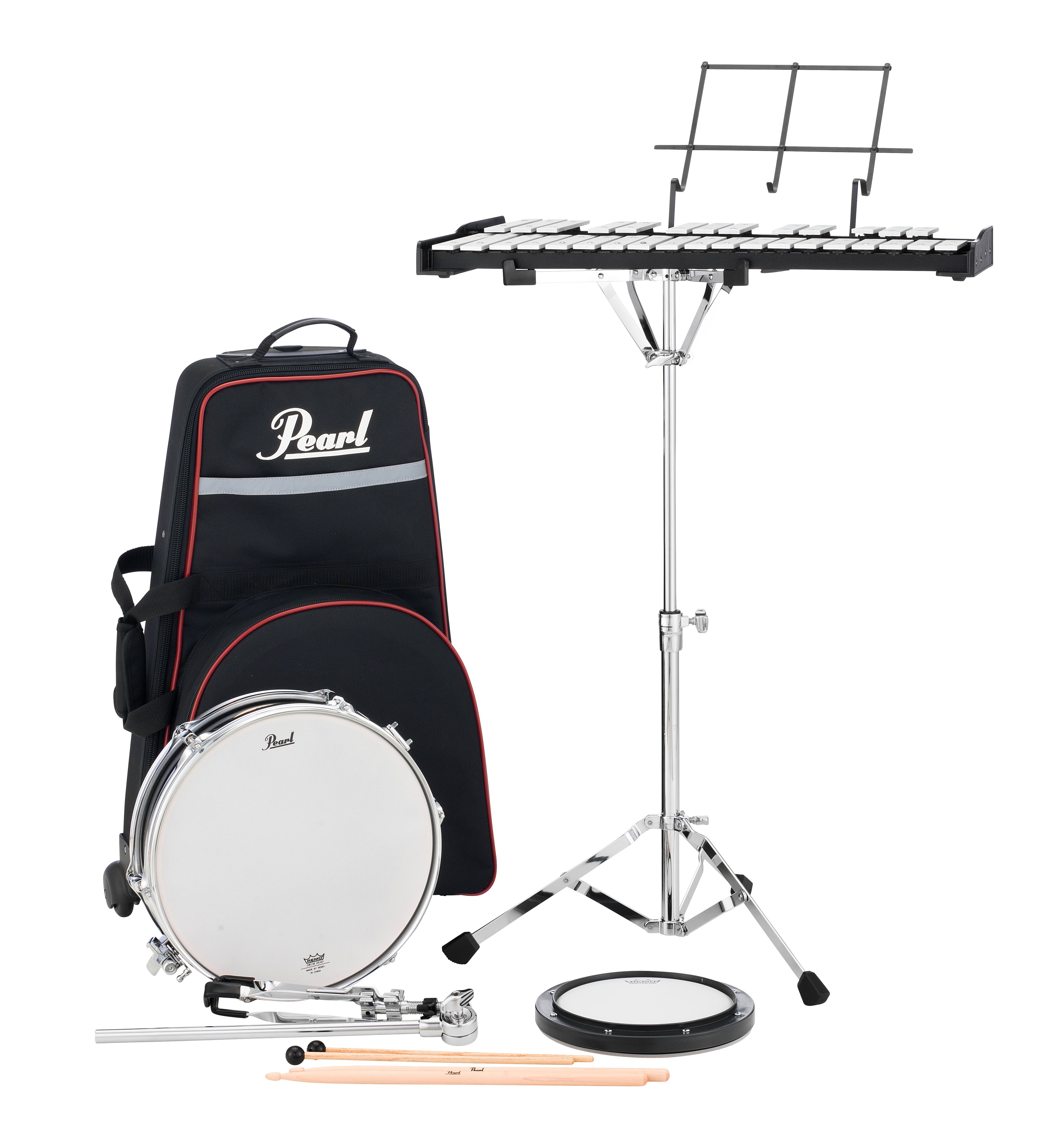 Pearl PL910C Snare & Bell Kit with Rolling Cart