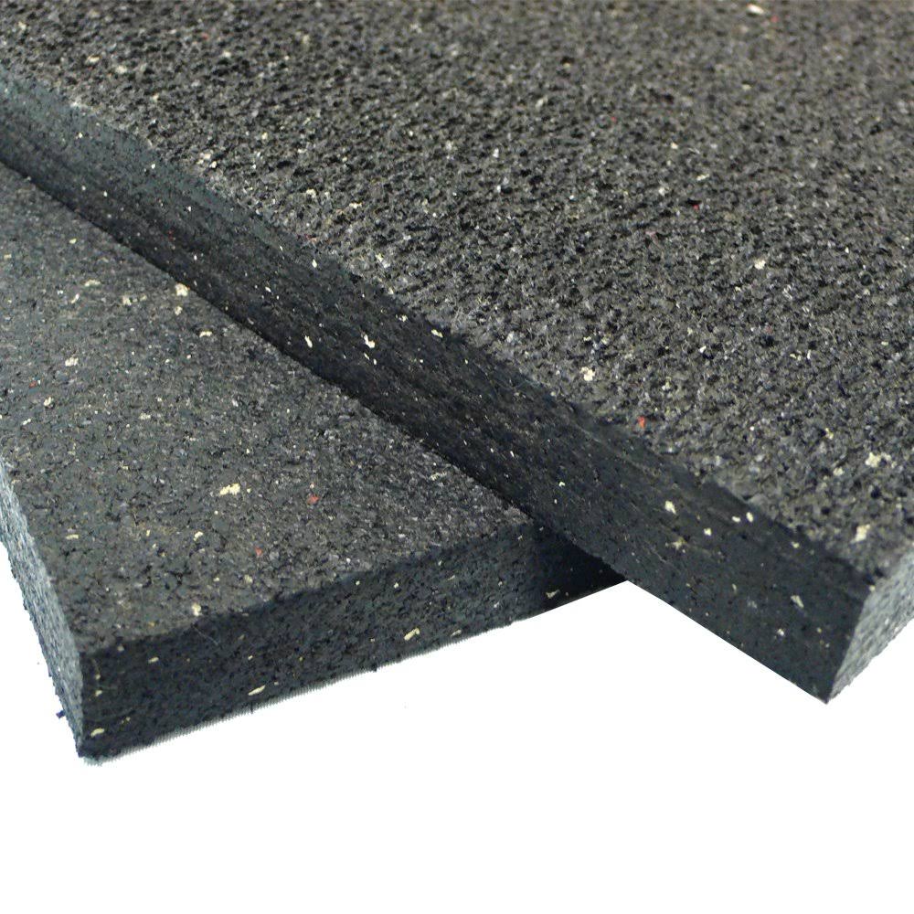Rubber-Cal Heavy Duty Appliance Mat - 3/4x22 Thick Black Rubber Floor Protection Mat