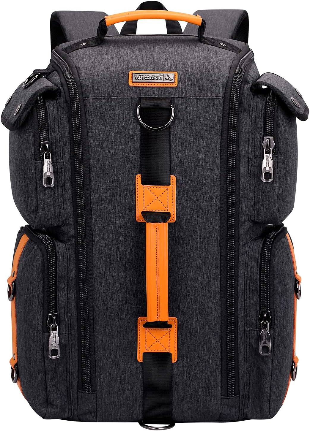 WITZMAN Travel Backpack for Men and Women Carry On Backpack Duffel Bag for Airplanes Fit 17 Inch Laptop (6695 Black)