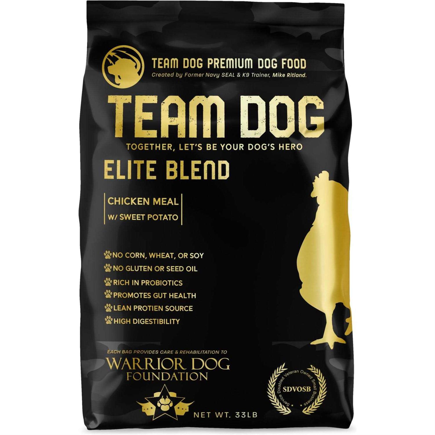 Team Dog Chicken Meal &amp; Sweet Potato 30/25 Elite Blend Premium Dry Dog Food - Pet Supplies online store