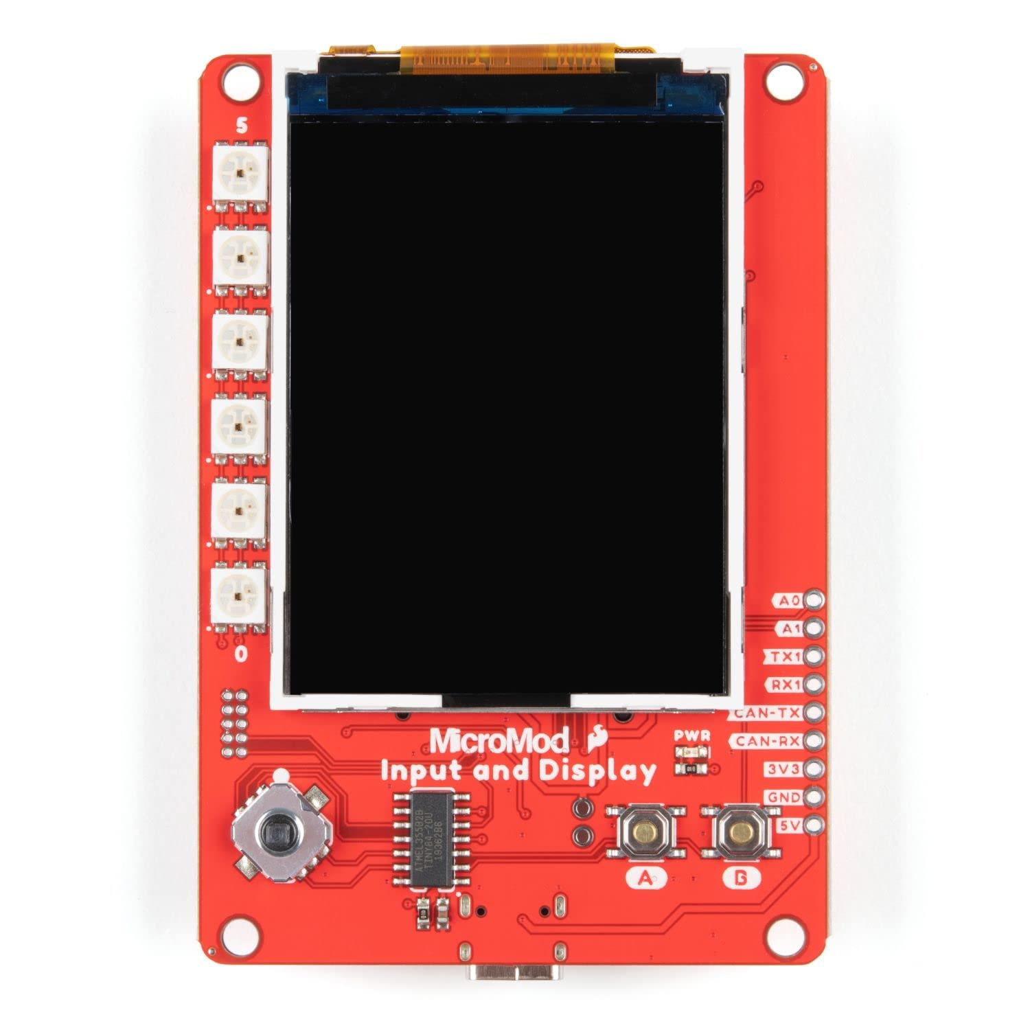 SparkFun MicroMod Input and Display Carrier Board-Modular Interface Ecosystem-Connect microcontroller/Processor Board to Various Carrier Board