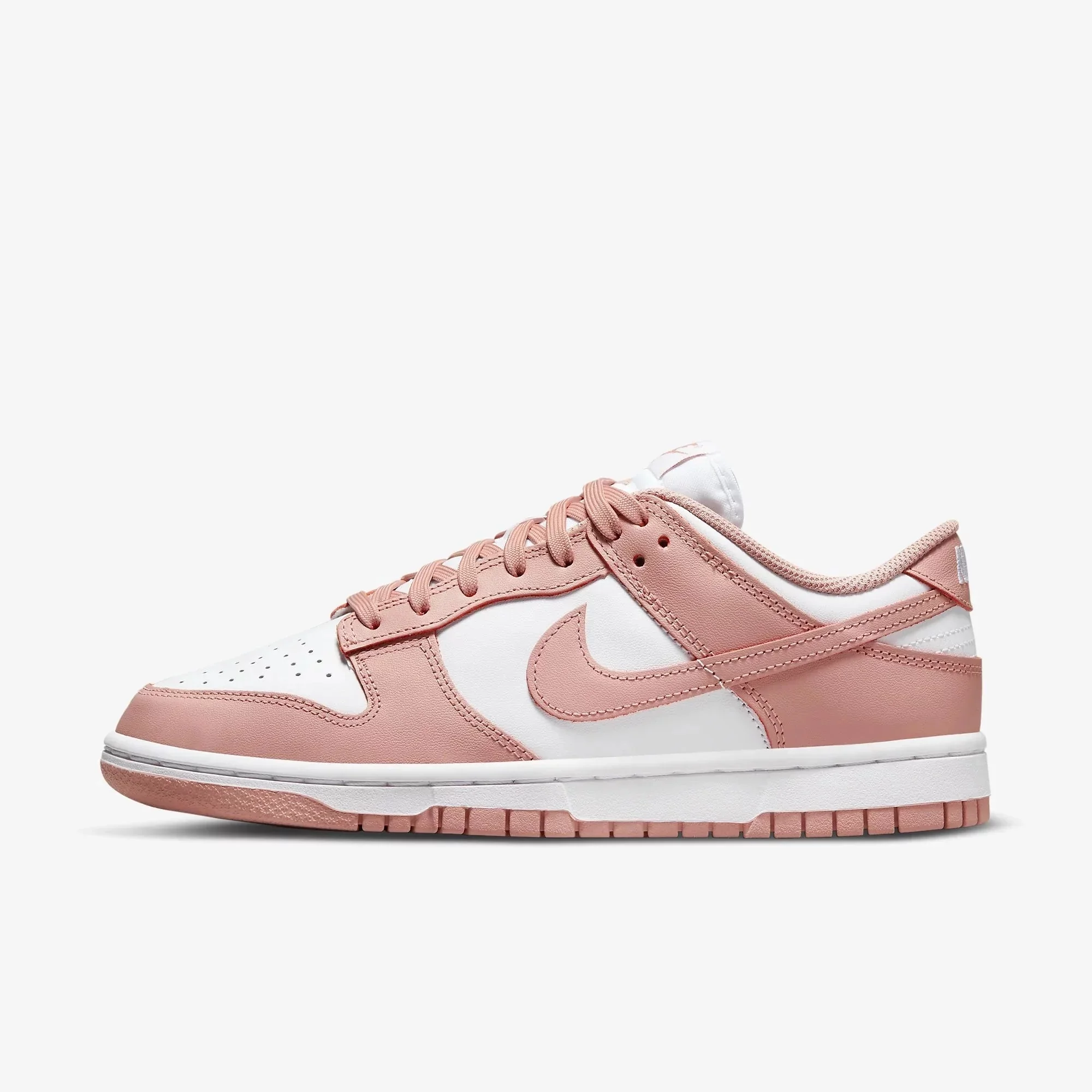 Women's Nike Dunk Low White/Rose Whisper (DD1503 118) - 6.5