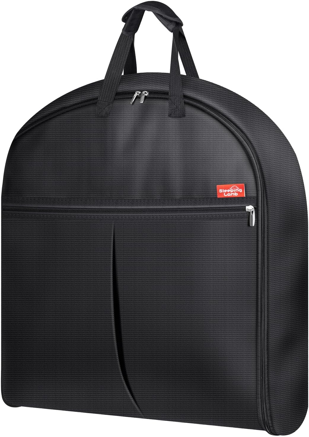 SLEEPING LAMB Carry On Garment Bag for Travel, 43’’ Heavy Duty Suit Bag for Men Travel with Metal Hook