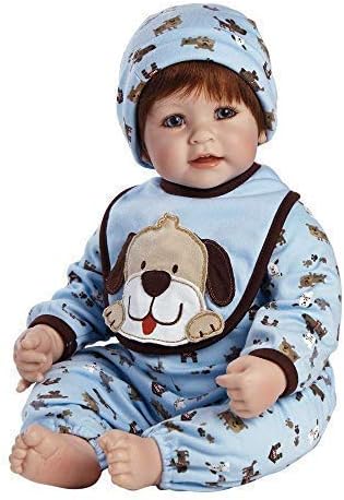 Adora Toddler Doll Woof! Boy Doll with Puppy Print Onesie, bib and Cap