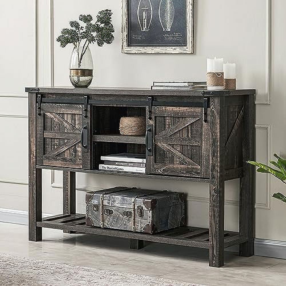 joma Entryway Table with Sliding Barn Doors  46"