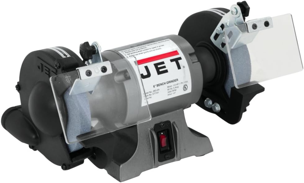 JET JBG-6B, 6-Inch Shop Bench Grinder (577101)