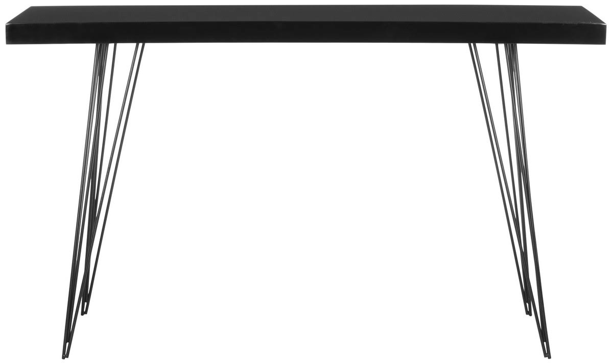 Safavieh Wolcott Black Retro Mid Century Lacquer Console