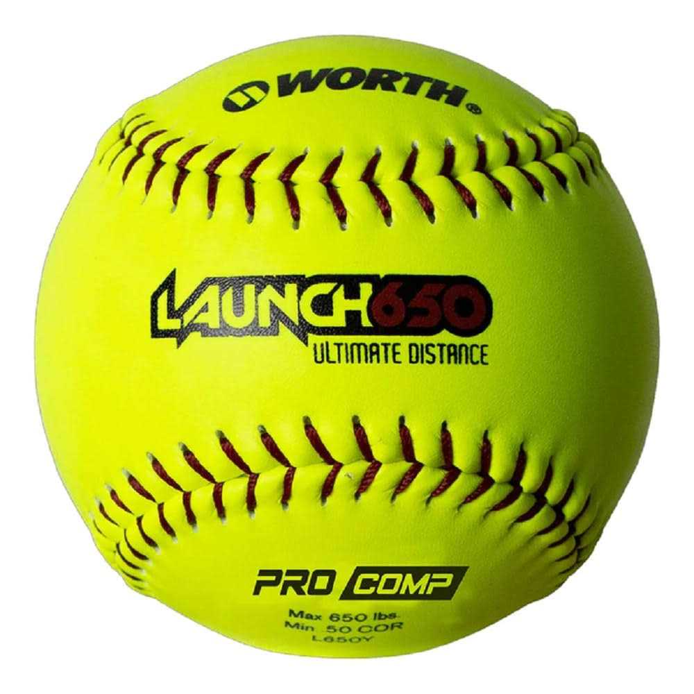 Worth Launch 650 Ultimate Distance Slowpitch Softball - Sports Supplies Online Store