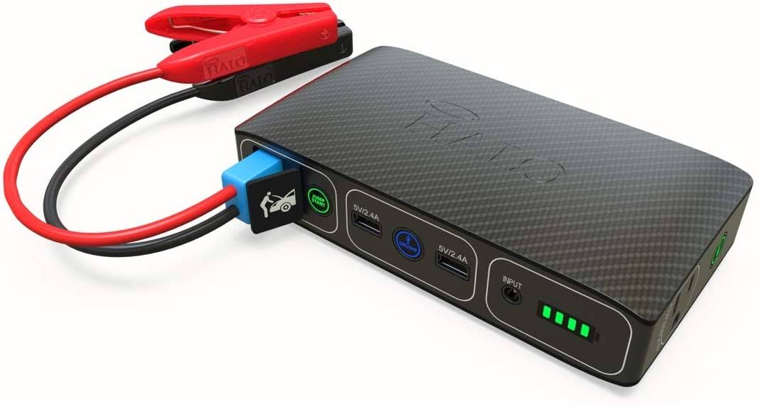 Halo Bolt 58830 mWh Portable Phone Laptop Charger Car Jump Starter with AC