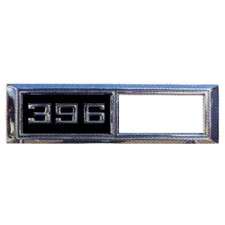 Trim Parts 4523 Side Marker Light Emblems, 68-69 Nova/Chevelle 396, PR