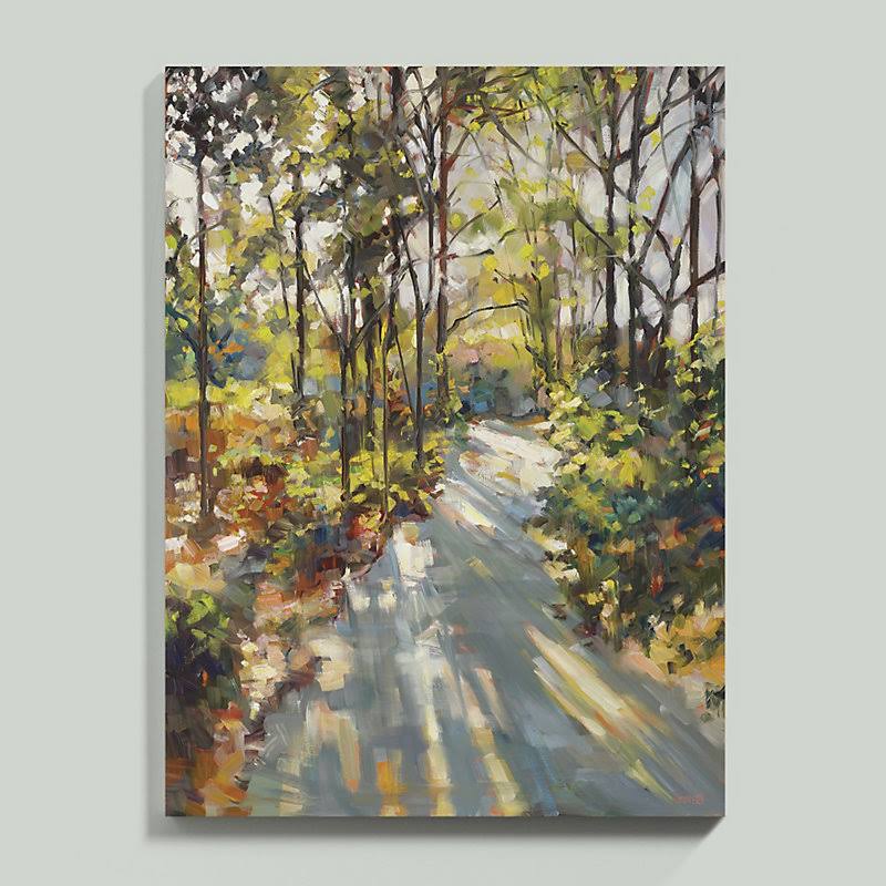 A Sunlit Stroll Stretched Canvas 63x22 x 47x22 - Ballard Designs