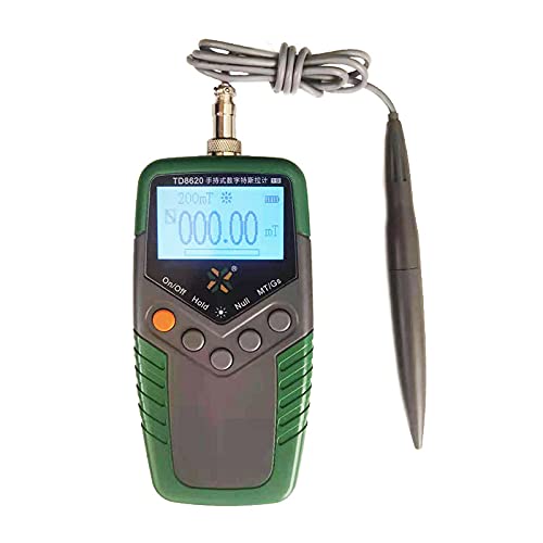 ZOEYEC TD8620 Digital Handheld Gaussmeter Permanent Magnet Surface Magnetic Field Gauss Meter High Precision Tesla Meter Tester Accuracy ±5 percent