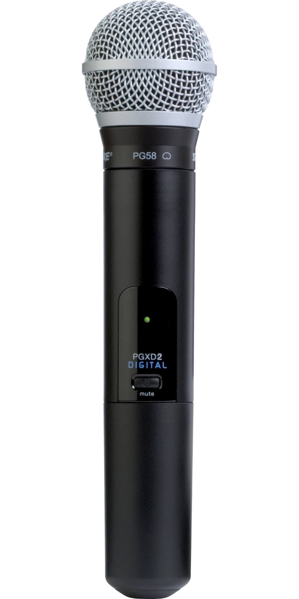 Shure PGX Digital PG58 Wireless Microphone with PGXD2 Handheld Wireless Transmitter - Cardioid