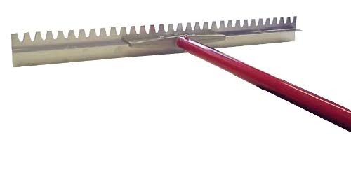 Marshalltown 24547 Asphalt 32x22 Sharp Asphalt Lute with 6& Handle with T Connector