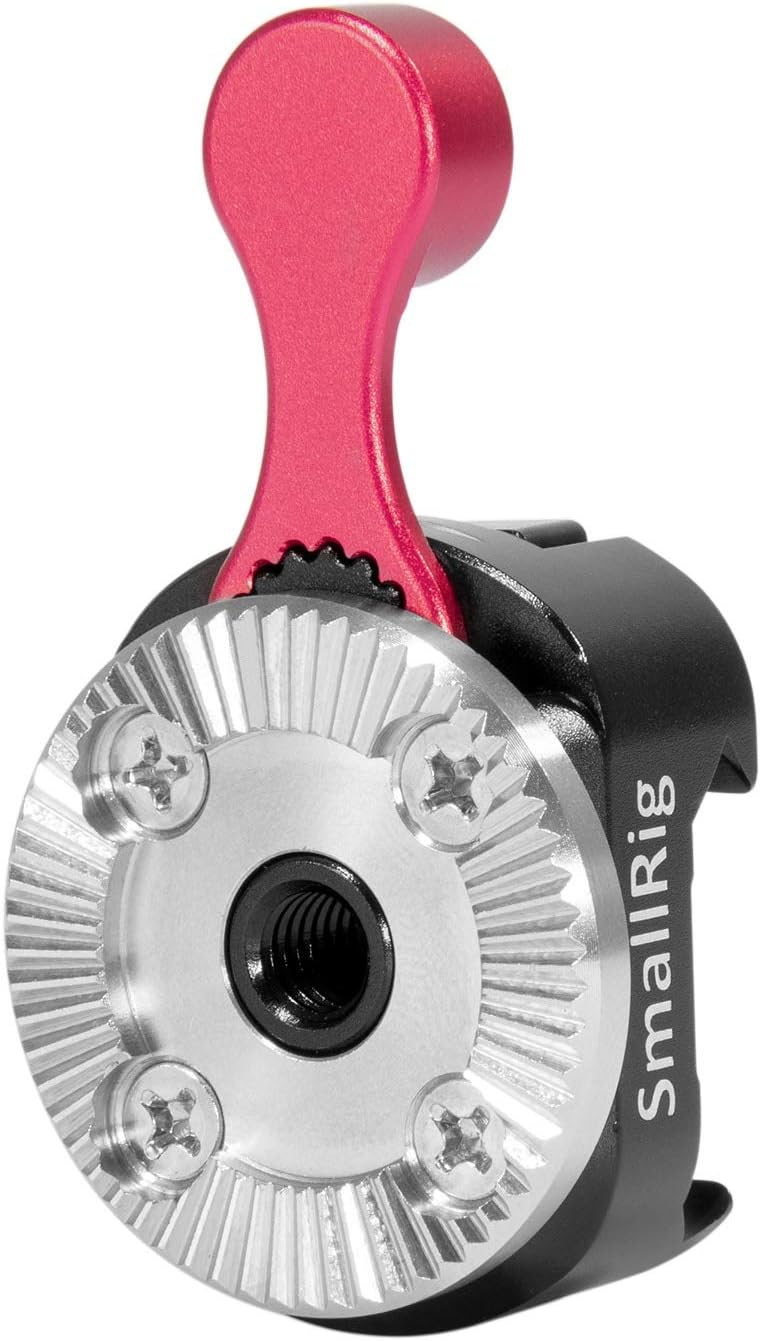 SMALLRIG Quick Release Rosette Mount Adapter to NATO Clamp for Rosette Handle Grip for Arri Standard, DIY Camera Rig - 2046