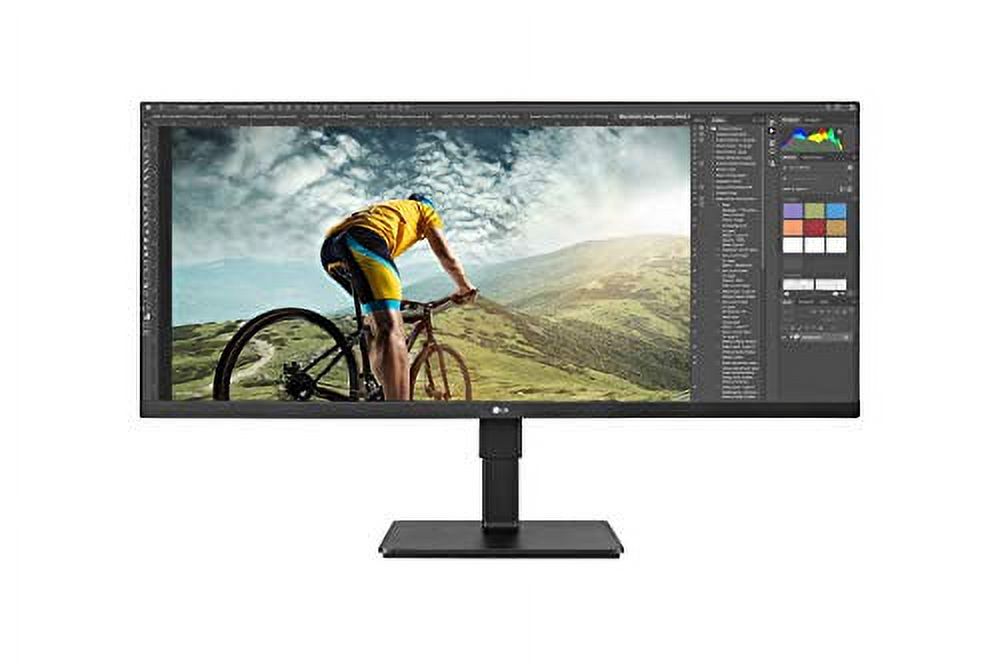 LG 34BN670-B 34? IPS FHD UltraWide Monitor (2560x1080) with 21:9 Aspect Ratio, VESA DisplayHDR 400, AMD FreeSync, Black