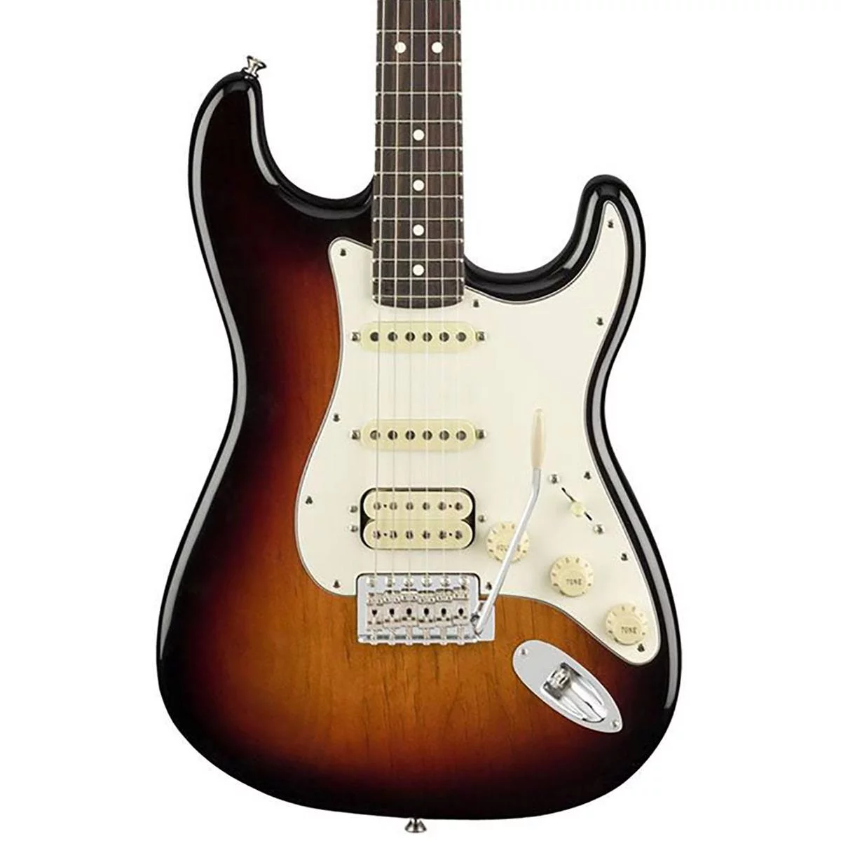 Fender American Performer Stratocaster HSS Electric Guitar (3-Color Sunburst, Rosewood Fingerboard) - Curated Treasures Market