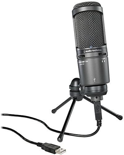 Audio-Technica AT2020USB+ Cardioid Condenser USB Microphone (Renewed)