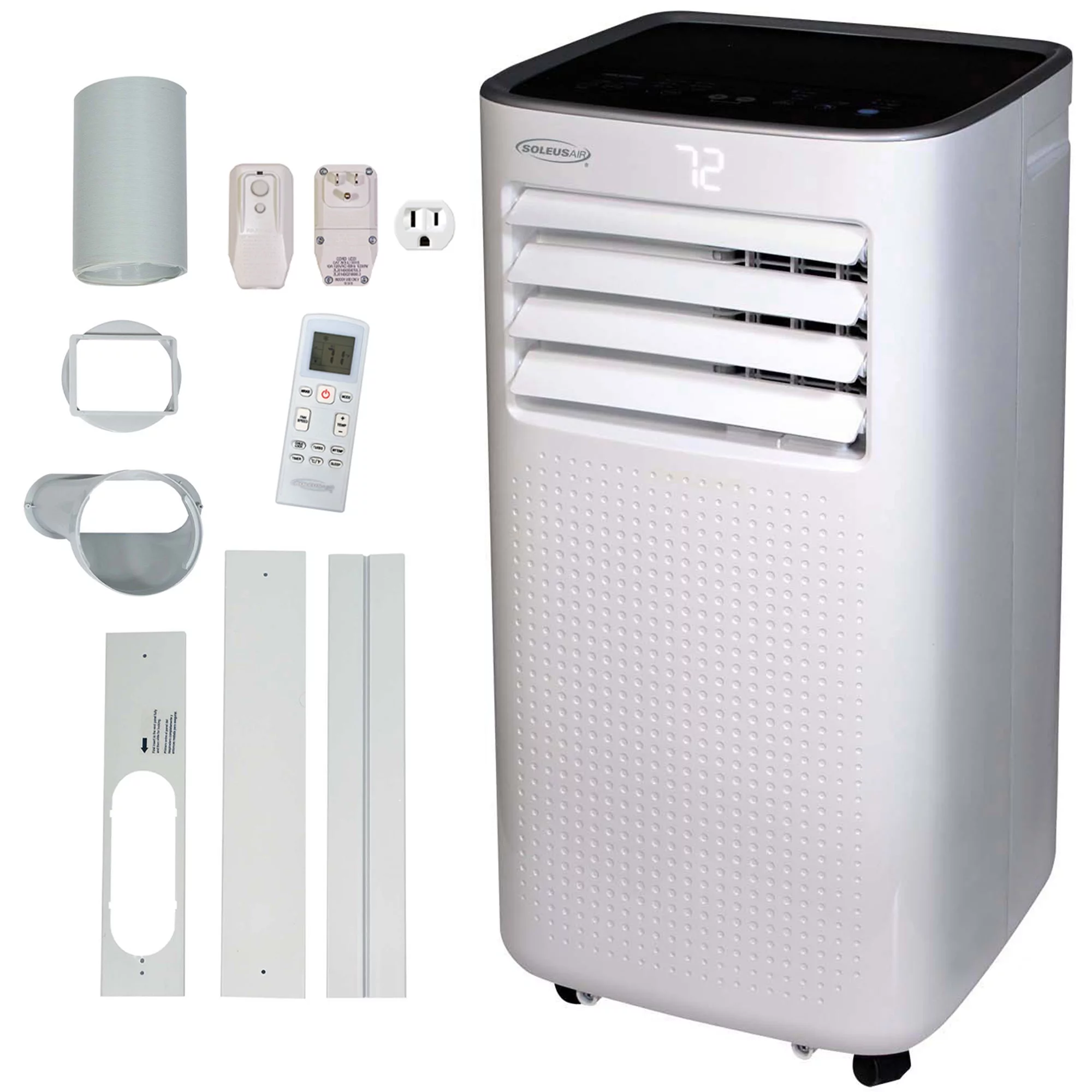 Soleus Air 10,000 BTU DOE Rated Portable Air Conditioner w/ Turbo Cool and MyTemp Remote Control