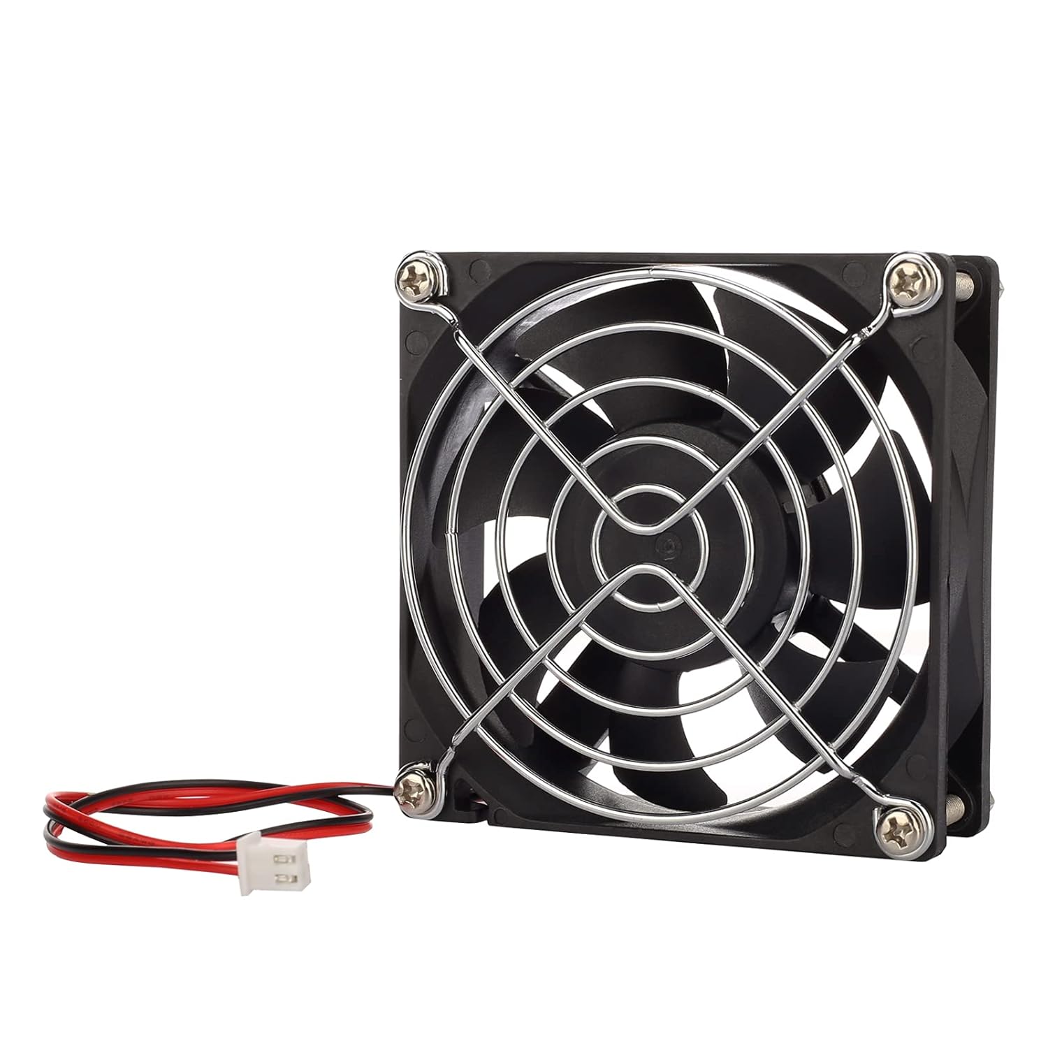 80mm Standard Case Fan 80x80x25mm DC 12V Brushless 2-Pin High Performance PC Computer Case Cooling Fan
