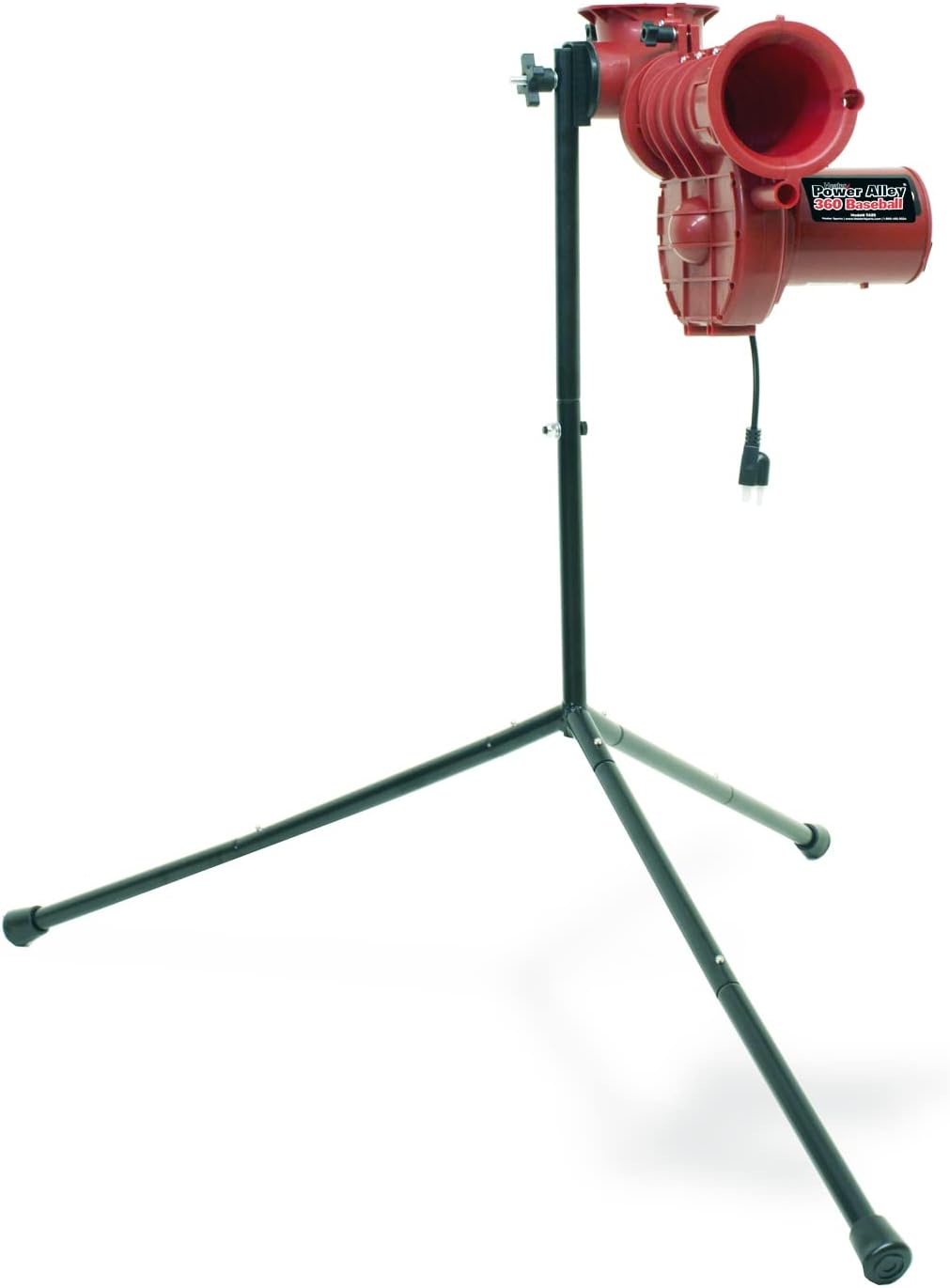 Heater Power Alley Lite 360 Baseball Pitching Machine, Pitches Lite Balls 40-80 MPH, Fastballs, Sliders, & Curves