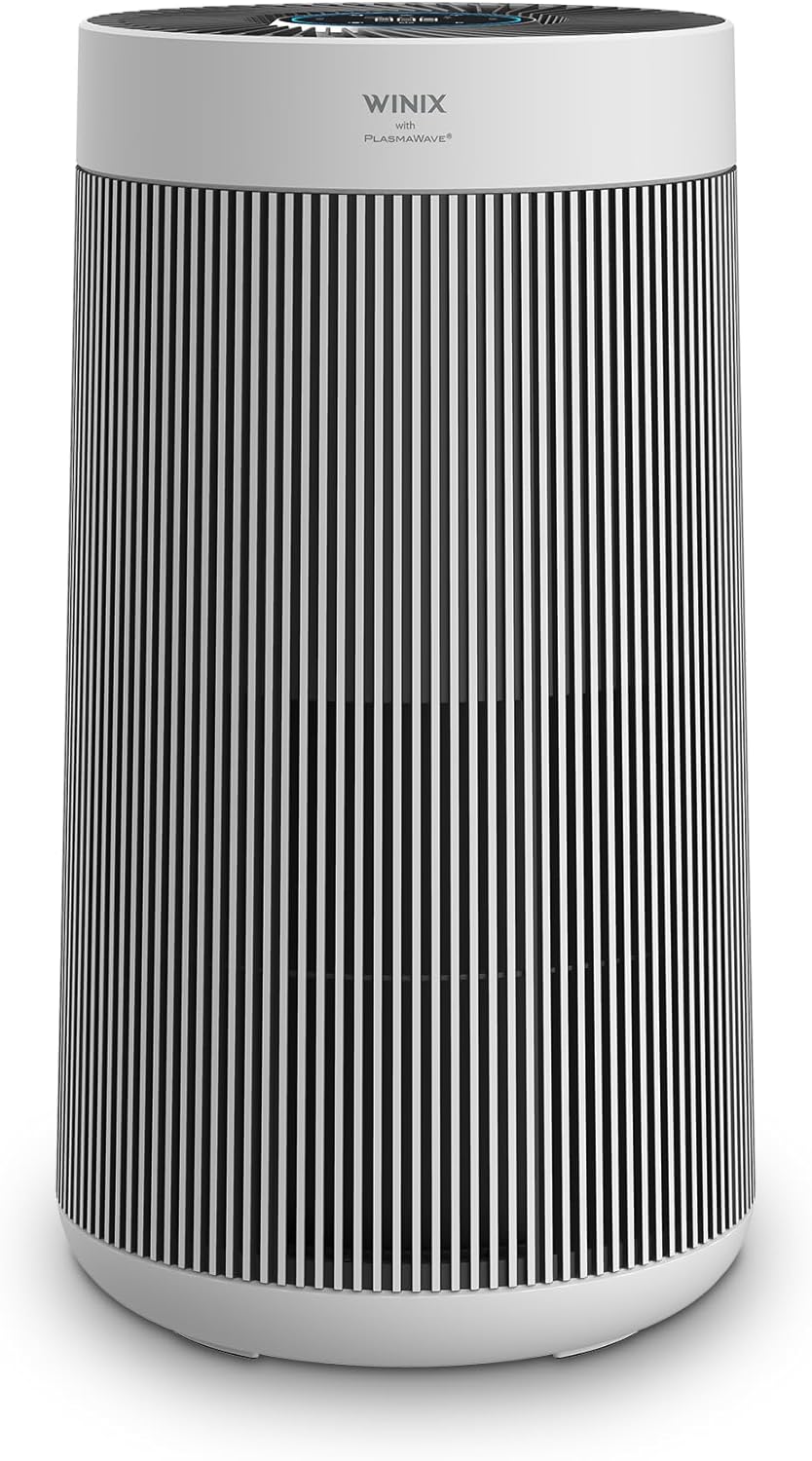 Winix T810 Large Room Air Purifier AHAM Verified for up to 410 sq ft All-in-One 4-Stage True HEPA Air Purifier with PlasmaWave Technology, Silver