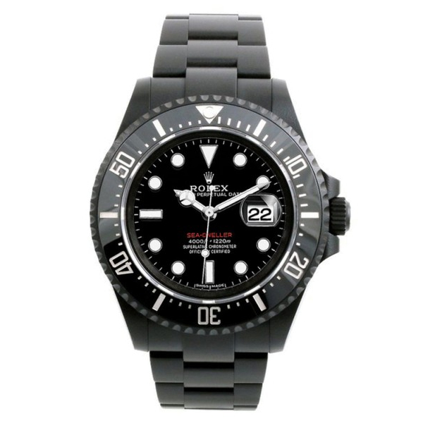 Sea Dweller Full Black Multiple Dial Color Options 43mm