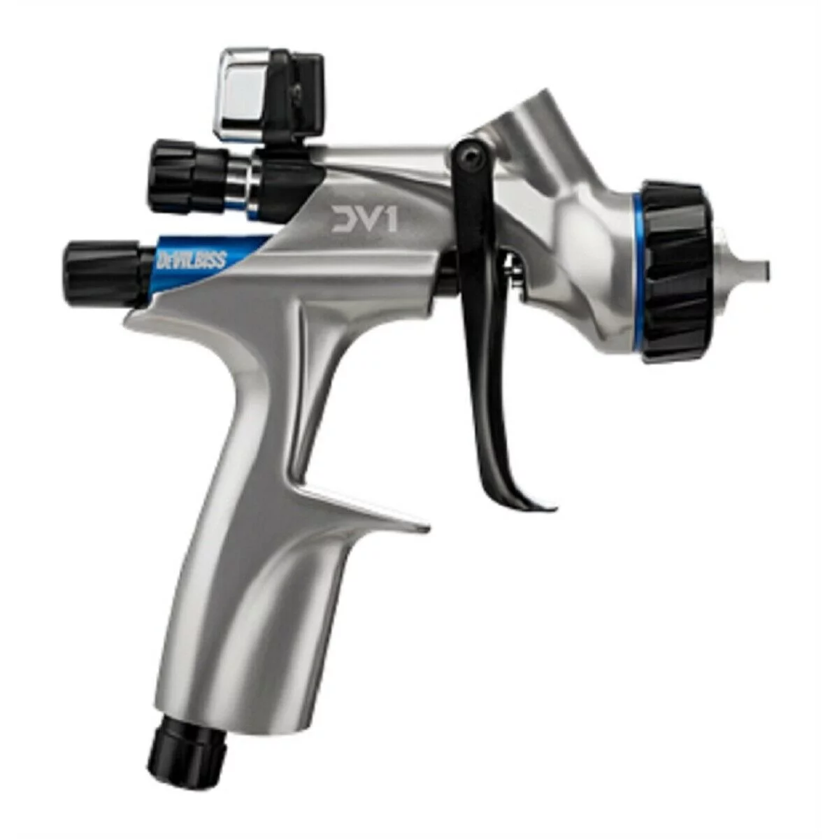 Itw Devilbiss 704504 Dv1-b Basecost Digital Uncupped Hvlp [1.2,1.3 1.4] BLK