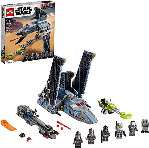 LEGO Star Wars The Bad Batch Attack Shuttle 75314 Awesome Toy Building Kit with 5 Minifigures; New 2021 (969 Pieces)