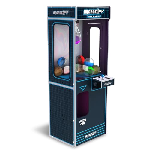 Arcade1Up Full-Size Claw Machine - Light-Up Marquee, Customizable - Perfect for Stuffed Animals, Plushies, Toys