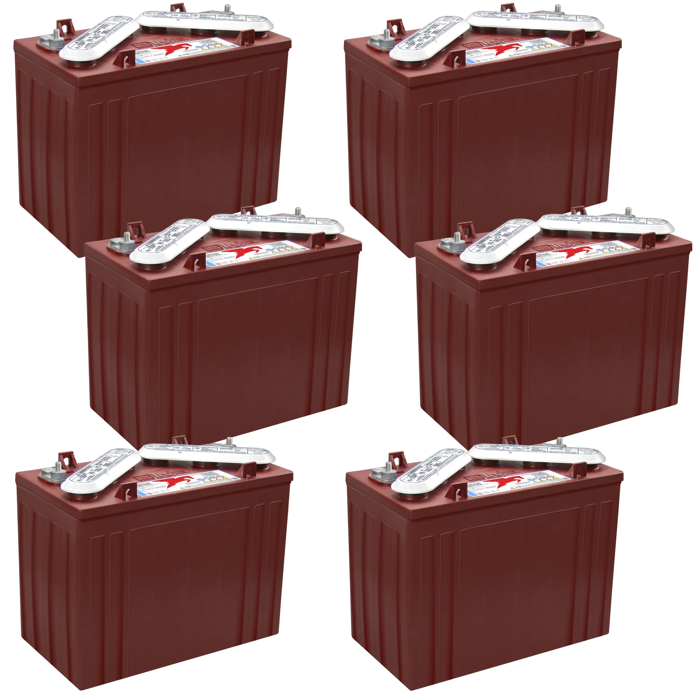 Trojan T1275 12 Volt, 150 AH Deep Cycle Battery - 6 Pack - Radiant Selections