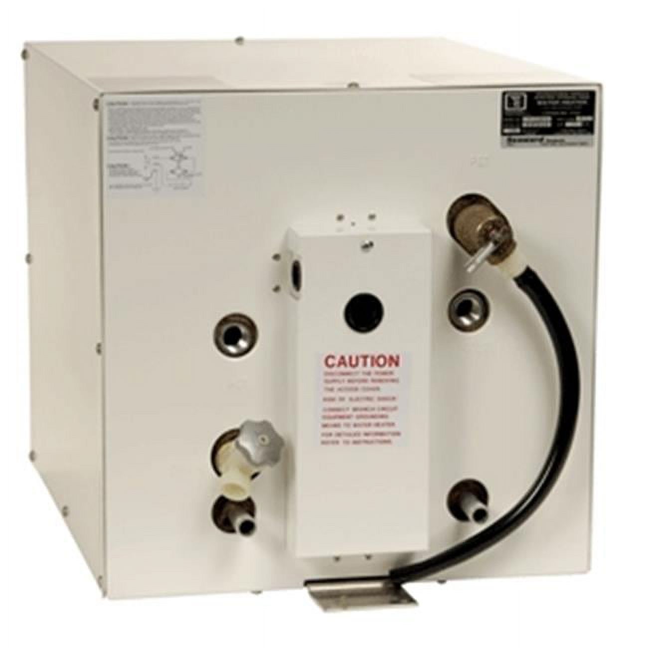 Whale Marine  Seaward 11 Galllon Hot Water Heater with Front Heat Exchanger Epoxy Finish - White