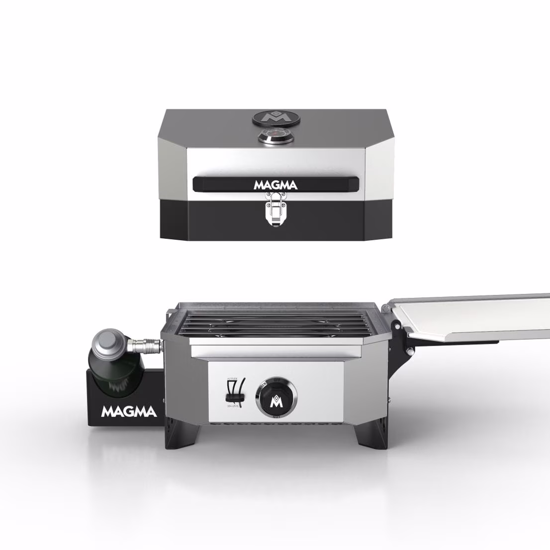Magma Crossover Single Burner Camping Stove With Grill Top