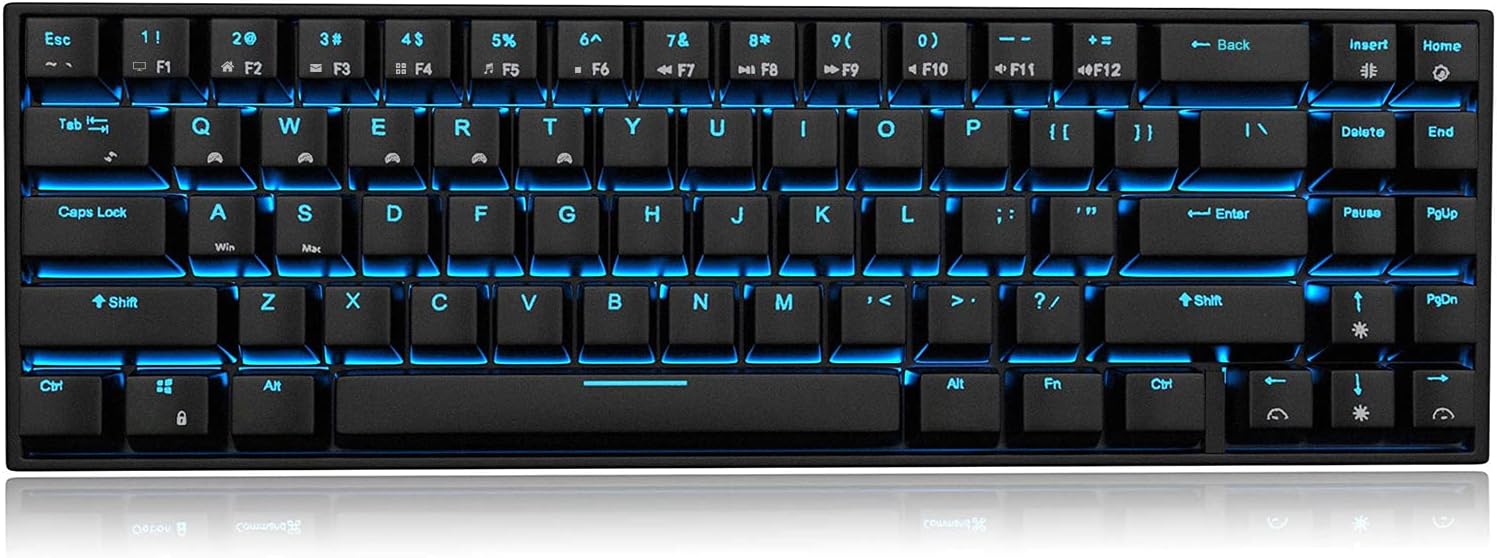 RK ROYAL KLUDGE RK71 Wireless Mechanical Keyboard 70% 71 Keys Bluetooth Tenkeyless USB Wired Compact Keyboard Portable Gaming/Office with Stand-Alone