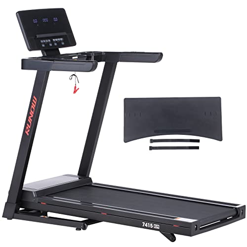 RUNOW Treadmill with Incline, Perfect as Treadmills for Home Walking and Running, Foldable Treadmill Support Bluetooth and Customized Programs