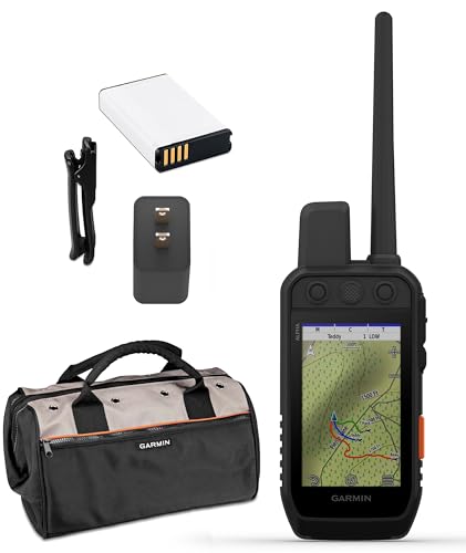 Garmin Alpha 300i (GPS Only) GPS Dog Tracking System Bundle - Multidog Tracking GPS & Remote Training Device - Includes Garmin Field Bag