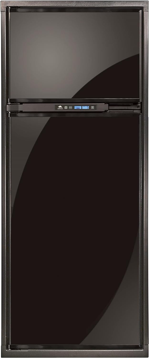 NORCOLD INC Norcold N8XFR Polar N8X Series 2-Way AC/LP RV Refrigerator with Fan - 8 cu. ft, Black, RH Door - Smart Home Appliances