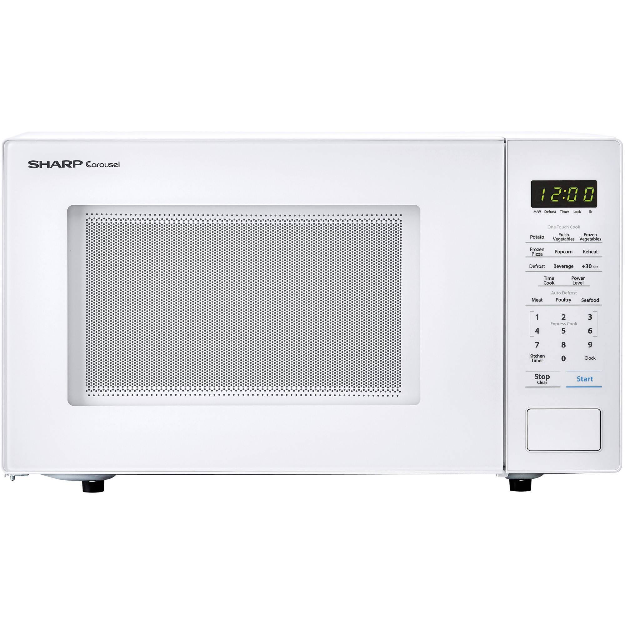 Sharp Carousel Countertop Microwave Oven in White