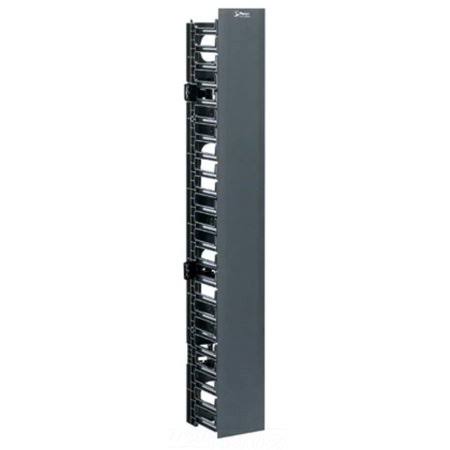 Panduit Wmpvf22e Vertical Cable Manager, Black