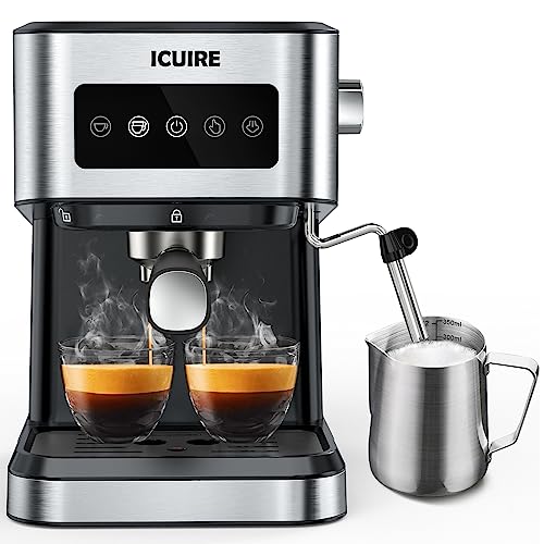 De'Longhi Dedica Style, Espresso Machine, Coffee and Cappucino Maker with Milk Frother, Metal/Stainless, EC680M, 13 x 5.9 x 12 inches