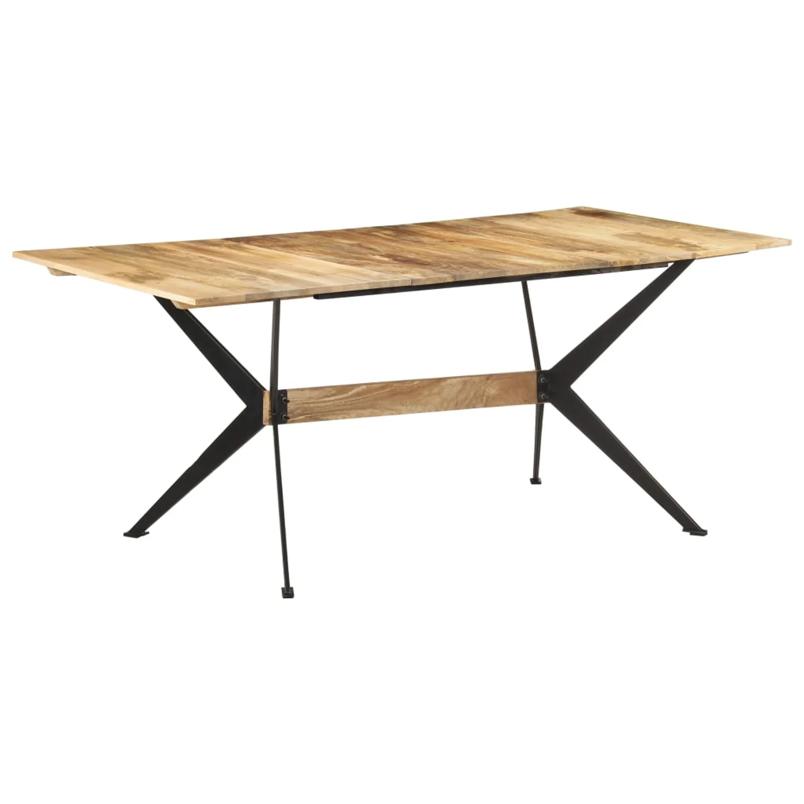 Anself Dining Table 70.9"x35.4"x29.9" Solid Mango Wood